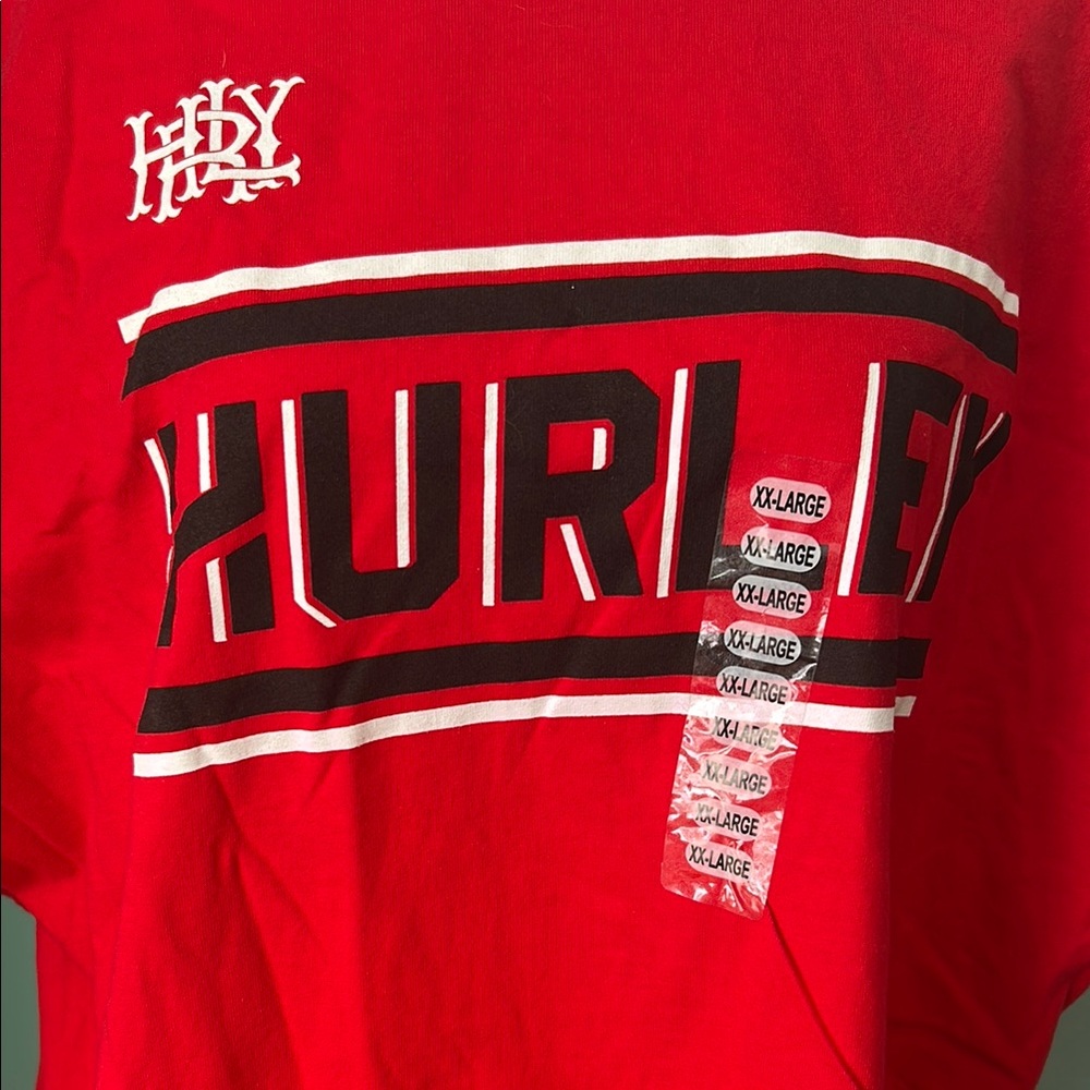 🔥🔥 4 for $15 Men’s XXL Hurley Red Graphic T-Shirt - Picture 2 of 3